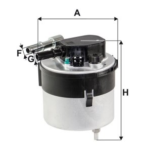 Фільтр палива WIX FILTERS WF8451