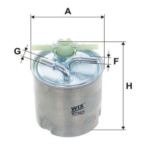 Фільтр палив. Nissan Qashqai, X-Trail; Renault Koleos (вир-во WIX-FILTERS) WIX FILTERS WF8478