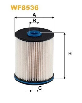 Фільтр паливний WIX FILTERS WF8536