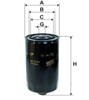 Фільтр оливи WIX FILTERS WL7133 (фото 1)