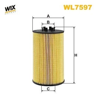 Фільтр масляний WIX FILTERS WL7597