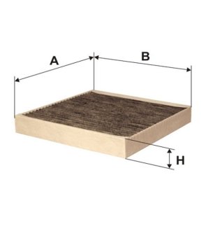 Фільтр салону K1089A/ вугільний (WIX-FILTERS) WIX FILTERS WP9107