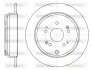 Гальмівний диск задн. CR-V/RDX 07- WOKING D6117400 (фото 1)
