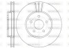 Диск тормозной передний (кратно 2) (Remsa) Ford Mondeo III (D6607.10) WOKING D660710 (фото 1)