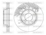 Диск тормозной передний левый (Remsa) Porsche Cayenne I / VW Touareg I II (D6773.10) WOKING D677310 (фото 1)