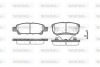 Колодки тормозные диск. задн. (Remsa) Citroen C-crosser 2.2 07-,Citroen C-crosser 2.4 07- (P11513.02) WOKING P1151302 (фото 1)