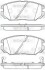 Колодки тормозные диск. перед. (Remsa) Hyundai Tucson 2.0 04-10,Hyundai Tucson 2.7 04-10 (P13043.12) WOKING P1304312 (фото 1)