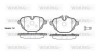 Гальмівні колодки зад. BMW 5 (F10)/X3 (F25) 10- (TRW) WOKING P1521300 (фото 1)