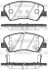 Колодки тормозные диск. перед. (Remsa) Hyundai I20 1.1 14-,Hyundai I20 1.2 14- (P15883.02) WOKING P1588302 (фото 1)