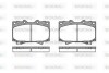 Колодки тормозные диск. перед. (Remsa) Land Cruiser Prado (_J15_) (09-)/Mitsubishi Pajero IV (09-) (P6073.04) WOKING P607304 (фото 1)