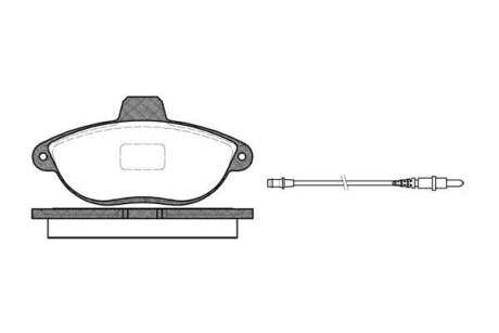 Колодки тормозные WOKING P7023.02