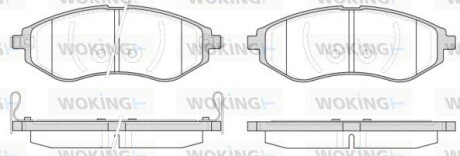 Колодки гальмівні WOKING P886302
