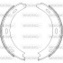 Колодки гальмівні бараб. задн. (Remsa) MB A-class (W169) 1.5i 1.7i (04-12) (Z4093.01) WOKING Z409301 (фото 1)