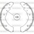 Колодки тормозные бараб. задн. (Remsa) Subaru Legasy Outback 09> / Mitsubishi L200 05> 15> (Z4236.00) WOKING Z423600 (фото 1)