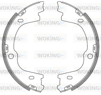 Колодки стояночного тормоза (Remsa) Hyundai ix55 08> H-1 08> (Z4673.00) WOKING Z467300