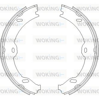 Колодки тормозные WOKING Z4708.00