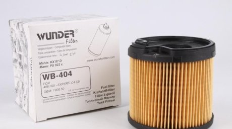 Фільтр паливний WUNDER FILTER WB 404