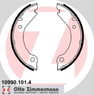 Комплект тормозных колодок, стояночная тормозная система ZIMMERMANN 10990.101.4 (фото 1)