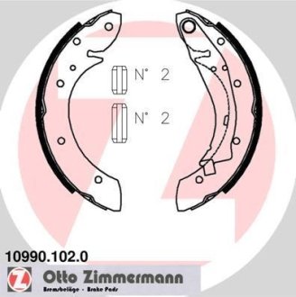 Комплект тормозных колодок ZIMMERMANN 10990.102.0 (фото 1)