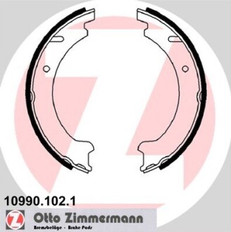 Комплект тормозных колодок, стояночная тормозная система ZIMMERMANN 10990.102.1 (фото 1)