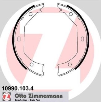 Комплект тормозных колодок, стояночная тормозная система ZIMMERMANN 10990.103.4 (фото 1)