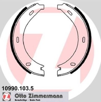 Комплект тормозных колодок, стояночная тормозная система ZIMMERMANN 10990.103.5 (фото 1)