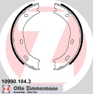 Комплект тормозных колодок, стояночная тормозная система ZIMMERMANN 10990.104.3 (фото 1)