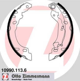 Комплект тормозных колодок ZIMMERMANN 10990.113.6 (фото 1)