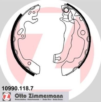Комплект тормозных колодок ZIMMERMANN 10990.118.7 (фото 1)